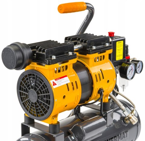 Kompresor bezolejowy Powermat PM-KBO-6T 6 l 8 bar