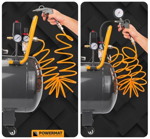 Kompresor bezolejowy Powermat PM-KBO-6T 6 l 8 bar