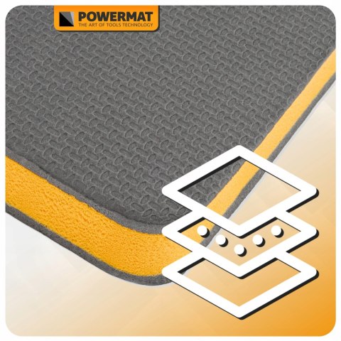 MATA WARSZTATOWA PODKŁADKA OCHRONNA POD KOLANA PIANKA EVA MIĘKKA 50x20x3 CM