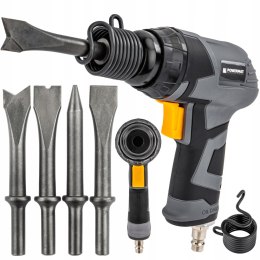 MŁOTEK PNEUMATYCZNY UDAROWY PISTOLET BLACHARSKI + 4 DŁUTA PRZECINAKI GROTY