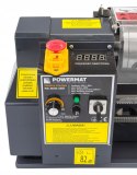 Mini tokarka stołowa Powermat 550 W 2500 obr./min średnica 180 mm