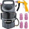 PIASKARKA PNEUMATYCZNA SYFONOWA 10L PISTOLET CZYSZCZENIE PIASKOWANIE DYSZE