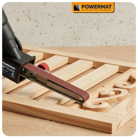 PRZYSTAWKA ADAPTER SZLIFIERKI TAŚMOWEJ PALCOWEJ DO SZLIFIERKI KĄTOWEJ M14