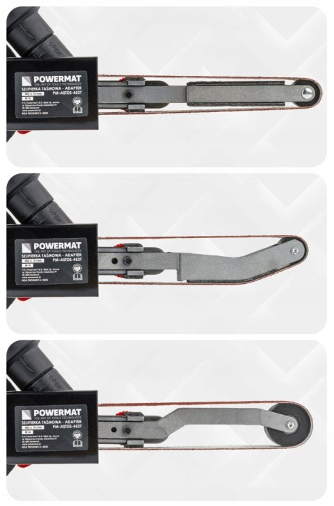 PRZYSTAWKA ADAPTER SZLIFIERKI TAŚMOWEJ PALCOWEJ DO SZLIFIERKI KĄTOWEJ M14