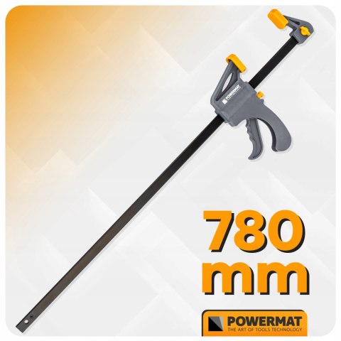 ŚCISK STOLARSKI ZACISK DŹWIGNIOWY 600x60 MM SZYBKOZACISKOWY AUTOMATYCZNY