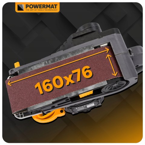 SZLIFIERKA TAŚMOWA DO DREWNA METALU RĘCZNA STOŁOWA Z REGULACJĄ MOCNA 2000W