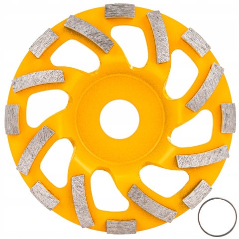 TARCZA GARNKOWA DIAMENTOWA DO SZLIFOWANIA BETONU KAMIENIA SEGMENTOWA 125MM
