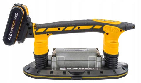 Wibrator do poziomowania płytek Powermat 600 W 2x akumulator 21 V