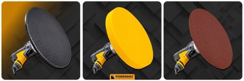Zacieraczka do tynków Powermat 1100 W 380 mm z regulacją prędkości