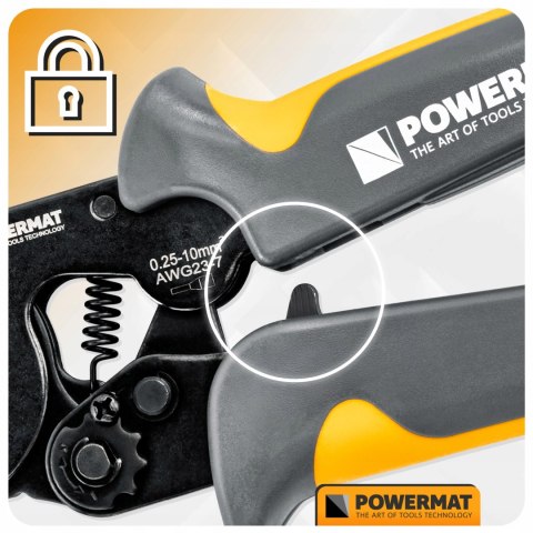 Zaciskarka Powermat PM-ZDTK-175T 0,25 mm² - 10 mm²