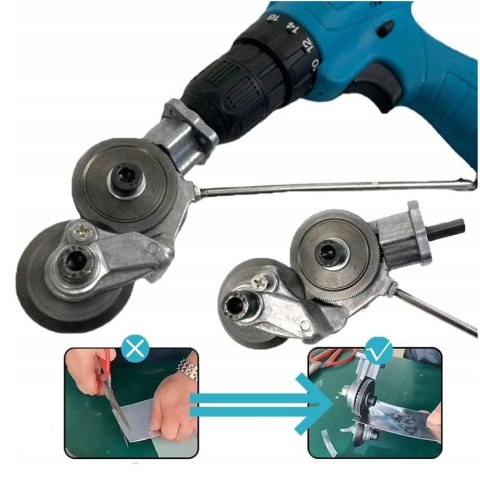 KRAFT&DELE ADAPTER DO WIERTARKI WKRĘTARKI DO CIĘCIA BLACHY KD10788