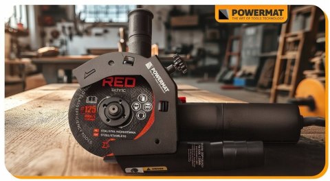 OSŁONA PRZYSTAWKA PRZECIWPYŁOWA ODSYSAJĄCA DO SZLIFIERKI KĄTOWEJ 115-125 MM