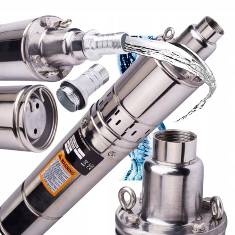 POMPA GŁĘBINOWA ŚRUBOWA DO WODY STUDNI 1500W WYDAJNA