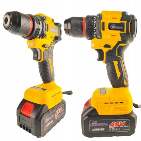 Zestaw narzędzi akumulatorowych 3W1 6Ah WKRĘTARKA SZLIFIERKA KLUCZ 48V