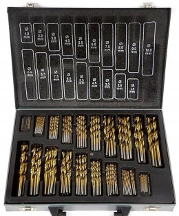 Zestaw wierteł SilverTools 170 szt. do metalu 1-10 mm walizka