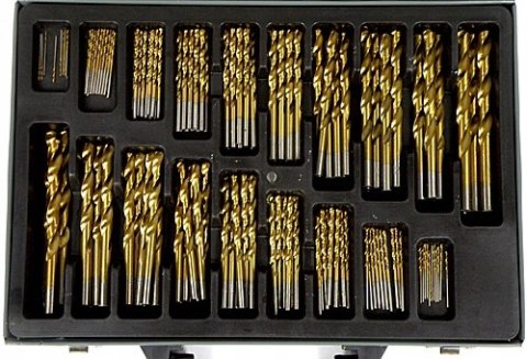 Zestaw wierteł SilverTools 170 szt. do metalu 1-10 mm walizka