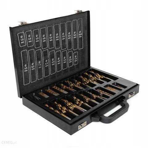 Zestaw wierteł do metalu Falon-Tech FT390170T 170 el.