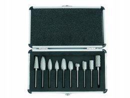 FREZY PILNIKI TRZPIENIOWE DO METALU ZESTAW FREZÓW PILNIKÓW OBROTOWYCH 10EL