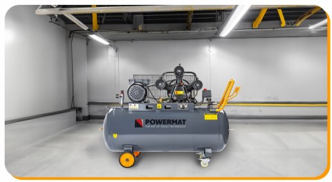 Kompresor olejowy Powermat PM-KO-200T-230V 200 l 8 bar