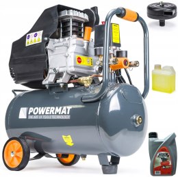 Kompresor olejowy Powermat PM-KO-24T 24 l 8 bar