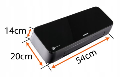 Kurtyna powietrzna Grzejnik CERAMICZNY 2000W Pilot Termowentylator LCD