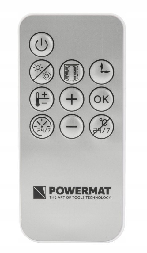 Kurtyna powietrzna Grzejnik CERAMICZNY 2000W Pilot Termowentylator LCD