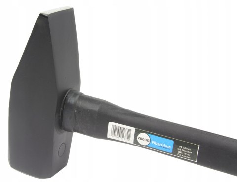 MŁOTEK ŚLUSARSKI FIBERGLASS 2000g MŁOTEK 2kg