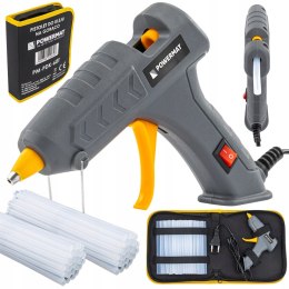 PISTOLET DO KLEJU NA GORĄCO DO KLEJENIA ZESTAW 60 WKŁADÓW 7MM ETUI KLEJARKA