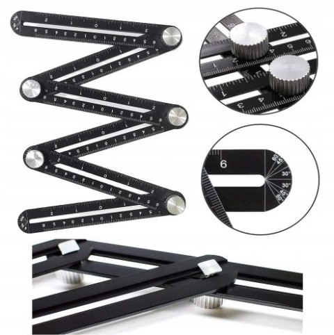 Szablon przymiar wzornik znacznik otworów płytek