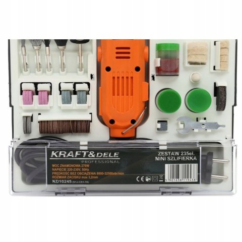 Szlifierka wielofunkcyjna akumulatorowe Kraft&Dele 270 W 230 V