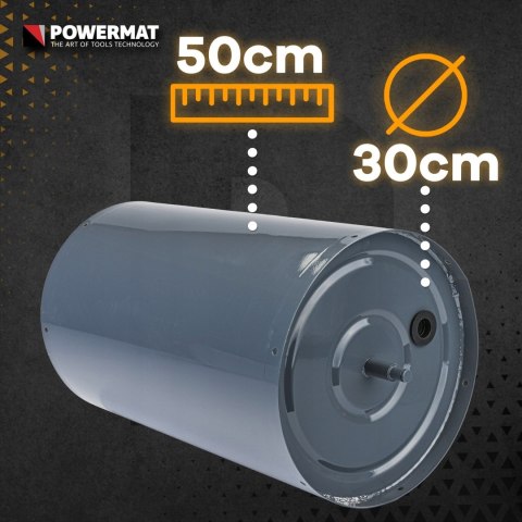 Walec OGRODOWY Do Trawy Aerator Trawnika Ubijak Gleby Ziemi 35L 50CM KOLCE