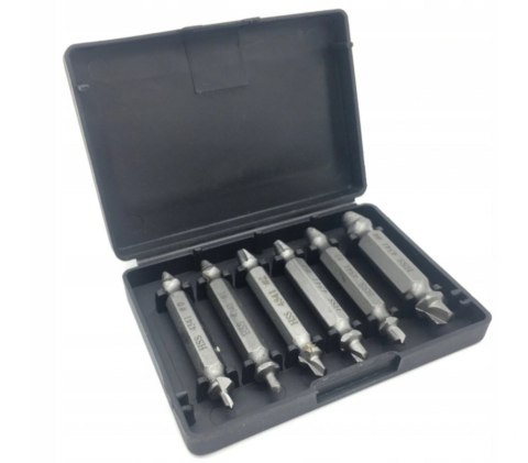 Wykrętaki do usuwania wkrętów Falon-Tech FT0606 6 szt.