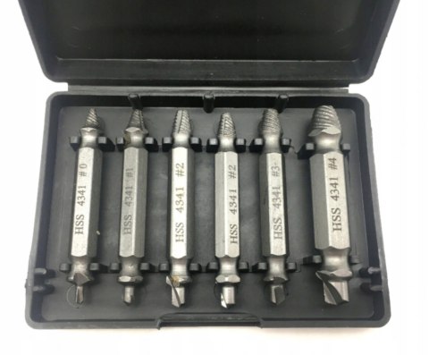 Wykrętaki do usuwania wkrętów Falon-Tech FT0606 6 szt.