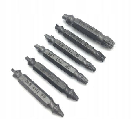 Wykrętaki do usuwania wkrętów Falon-Tech FT0606 6 szt.