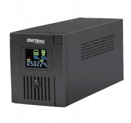 ZASILANIE UPS AWARYJNE 900W LCD PIECA POMPY 1500VA KOMPUTERA BATERIA 7Ah