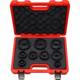 ZESTAW NASADEK KLUCZY KLUCZE NAKRĘTEK ROWKOWYCH WIEŃCOWYCH SWORZNI KM4-KM12