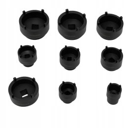 ZESTAW NASADEK KLUCZY KLUCZE NAKRĘTEK ROWKOWYCH WIEŃCOWYCH SWORZNI KM4-KM12