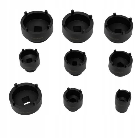 ZESTAW NASADEK KLUCZY KLUCZE NAKRĘTEK ROWKOWYCH WIEŃCOWYCH SWORZNI KM4-KM12