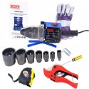 ZGRZEWARKA DO ZGRZEWANIA RUR PP PCV 2850W MATRYCE ZESTAW MOCNA SOLIDNA