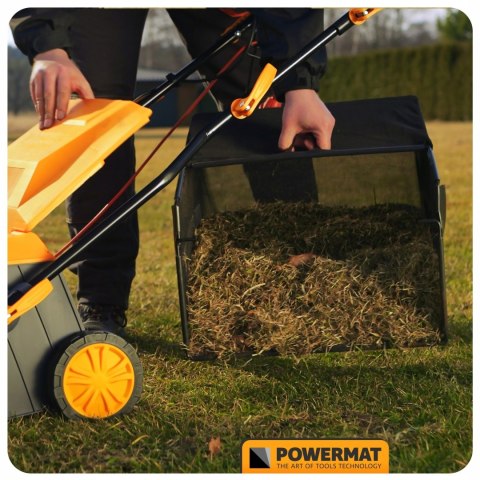 AERATOR WERTYKULATOR ELEKTRYCZNY 3w1 2600W Z KOSZEM AERACJA WERTYKULACJA