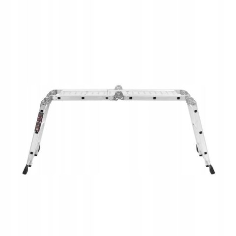 Drabina Składana Platforma Aluminiowa 4 X 3 346 CM MAX 150 KG Ktaft&Dele