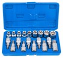 KLUCZE NASADOWE TORX SPLINE 1/2" CALA NASADKI BITY ZESTAW KLUCZY 19el