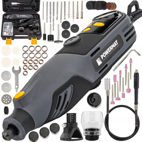 MINI SZLIFIERKA PROSTA TRZPIENIOWA FREZARKA WIELOFUNKCYJNA LCD +ZESTAW XXL