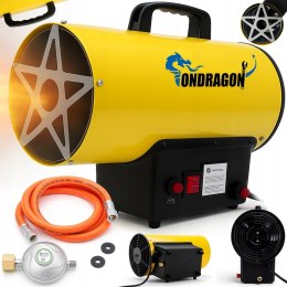 NAGRZEWNICA GAZOWA DMUCHAWA PIECYK GRZEJNIK 15kW WĄŻ REDUKTOR LPG PRZENOŚNA