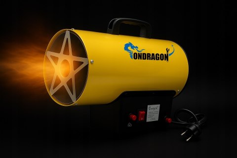 NAGRZEWNICA GAZOWA DMUCHAWA PIECYK GRZEJNIK 15kW WĄŻ REDUKTOR LPG PRZENOŚNA