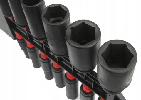 NASADKI UDAROWE 1/2" DŁUGIE 13 szt 10-32 mm NASADKA