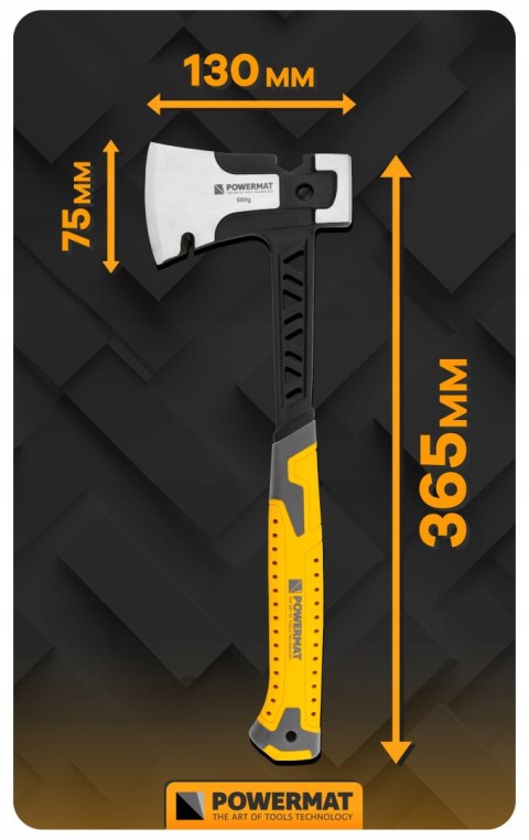 SIEKIERA CIESIELSKA 3W1 KUTA HARTOWANA STAL MŁOTEK KLUCZ MONOBLOK 910G