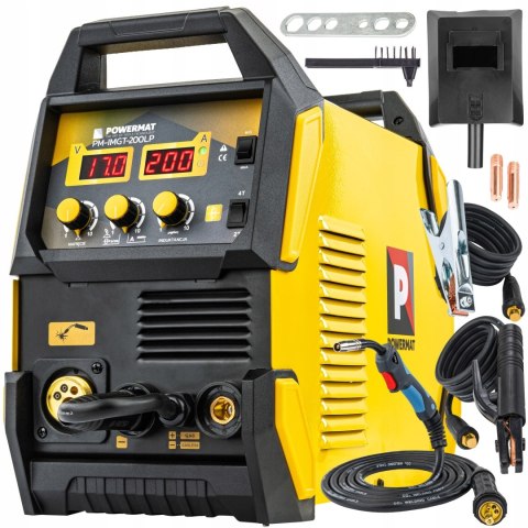 SPAWARKA INWERTEROWA MIGOMAT MIG MAG MMA TIG LIFT FLUX IGBT ZESTAW BUTLA