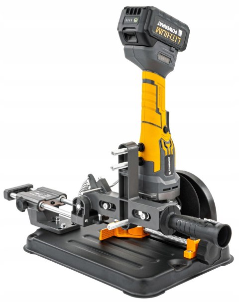 STOJAK DO SZLIFIERKI KĄTOWEJ Z POSUWEM STATYW UCHWYT MOCOWANIE 115-125 MM