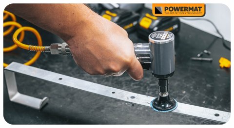 SZLIFIERKA POLERKA PNEUMATYCZNA 1/4" 6BAR ZESTAW FREZÓW PADÓW SZLIFIERSKICH